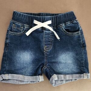Little Bipsy Denim Kids Shorts with White Drawstring